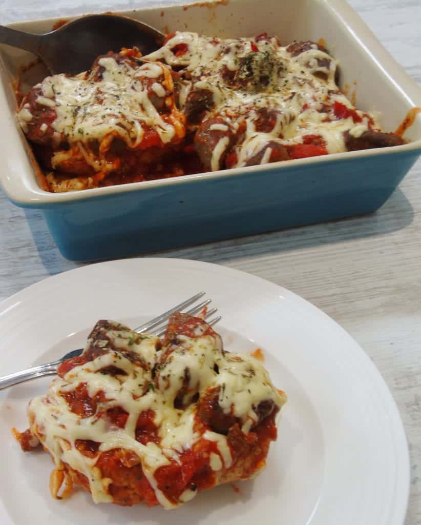 Syn Free Seriously Cheesy Baked Meatball Sub 