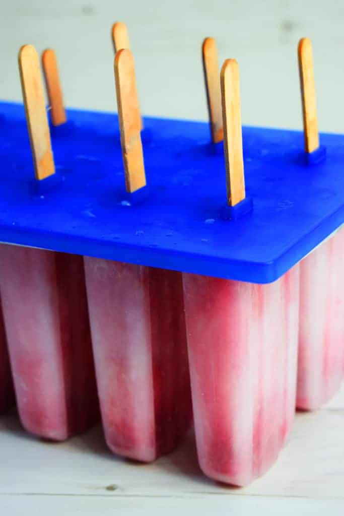 Homemade Fresh Berry Ice Lollies