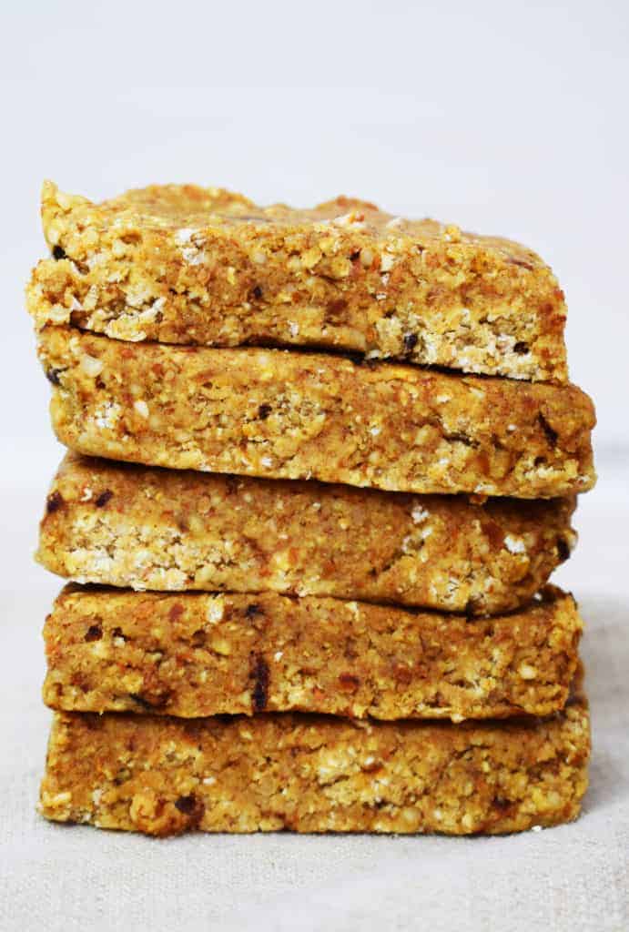 Healthy - No Bake Meal Prep Breakfast Bars 