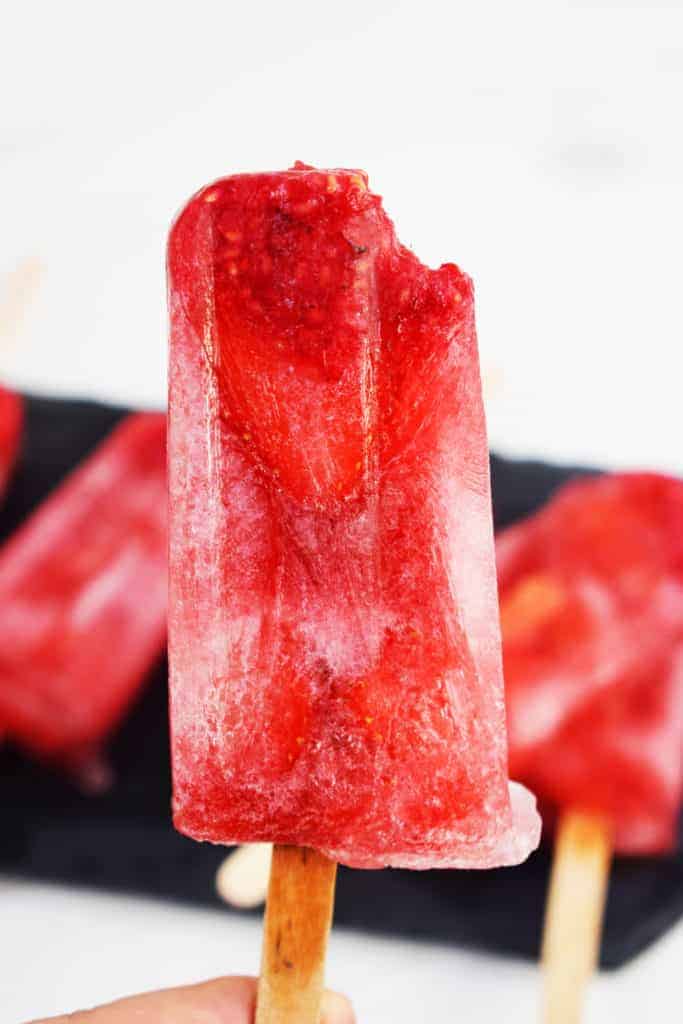 Homemade Fresh Berry Ice Lollies