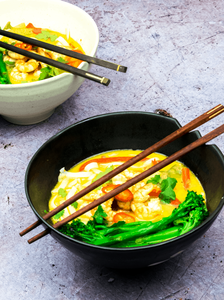 Healthy - Malaysian Laksa Soup - Prawn - Tenderstem Broccoli - Low Syn - Slimming World