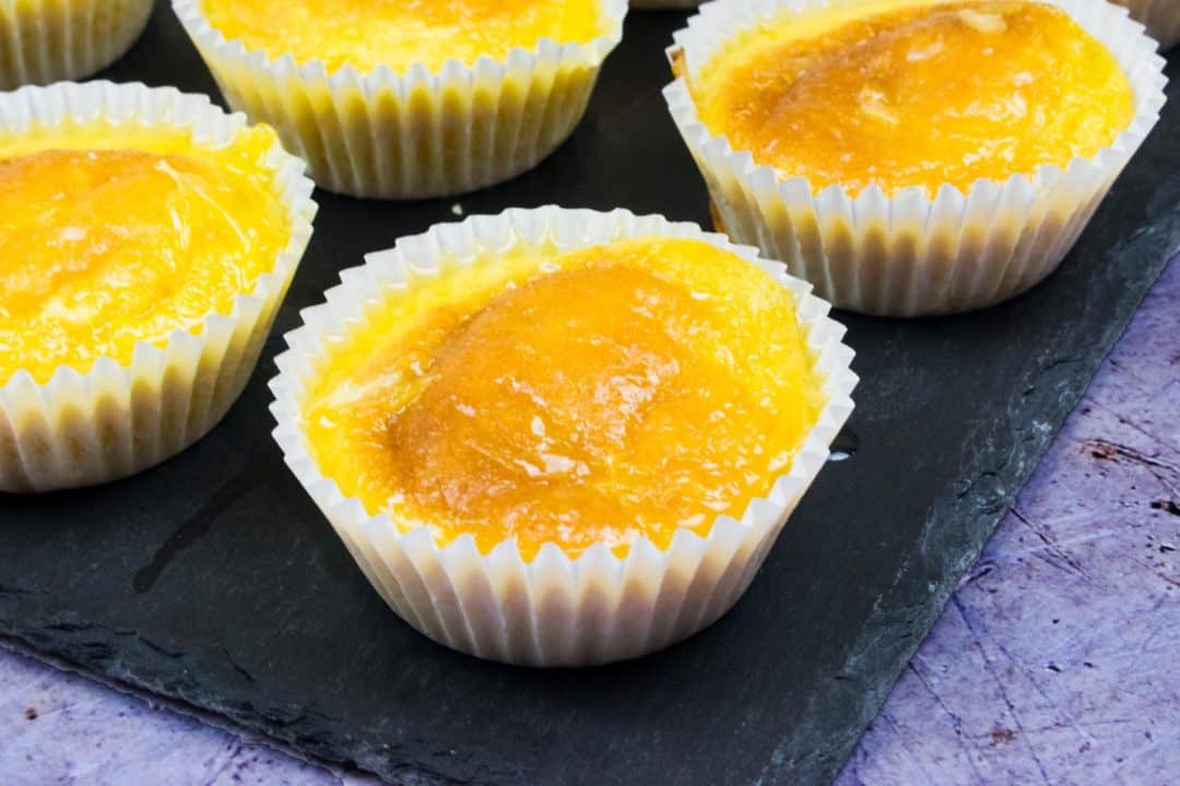 1.5 Syn Orange Drizzle Cupcakes - Basement Bakehouse