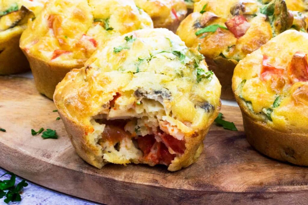 savoury picnic muffins - slimming world - healthy 