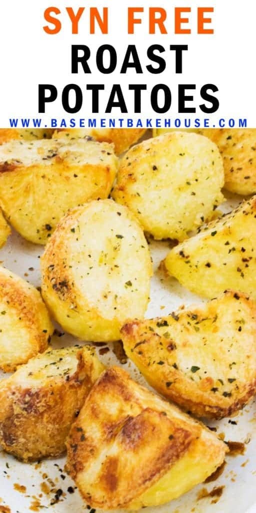 Syn Free Roast Potatoes are the ultimate addition to your Slimming World roast dinner! These are perfectly crispy on the outside and deliciously fluffy in the centre plus they're seasoned to perfection! You won't find better Slimming World roast potatoes than these!